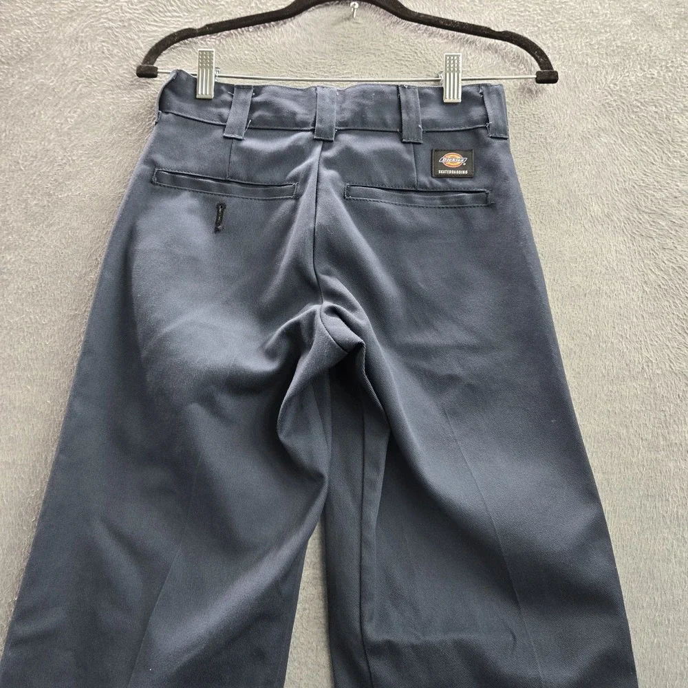 Dickies Men Pants 26X30 Dark Gray Chino Twill Skateboarding Button 29